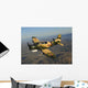 Ad-5 Skyraider Flying over Wall Decal