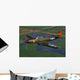 P-63 Kingcobra Flying over Wall Decal