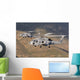 Two Mh-60 Helicopters Us Wall Decal