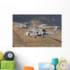 Two Mh-60 Helicopters Us Wall Decal