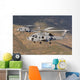 Two Mh-60 Helicopters Us Wall Decal