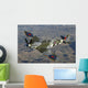 British Supermarine Spitfire Mk-16 In-Flight Wall Decal