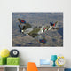 British Supermarine Spitfire Mk-16 In-Flight Wall Decal