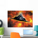 F-117 Nighthawk Flying Mach Wall Decal