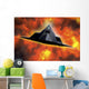 F-117 Nighthawk Flying Mach Wall Decal