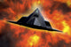 F-117 Nighthawk Flying Mach Wall Decal