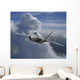 F-22 Raptor Flying Front Wall Decal