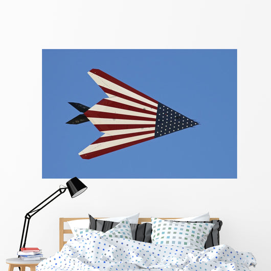 F-117 Nighthawk Flying over Wall Decal