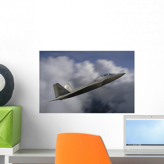 F-22 Raptor Flying Wall Decal