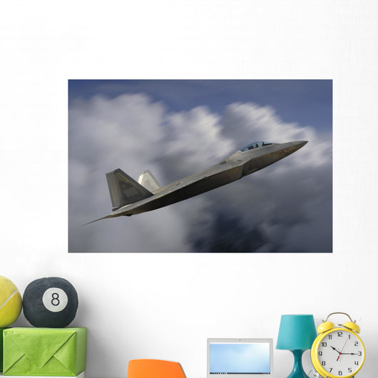 F-22 Raptor Flying Wall Decal