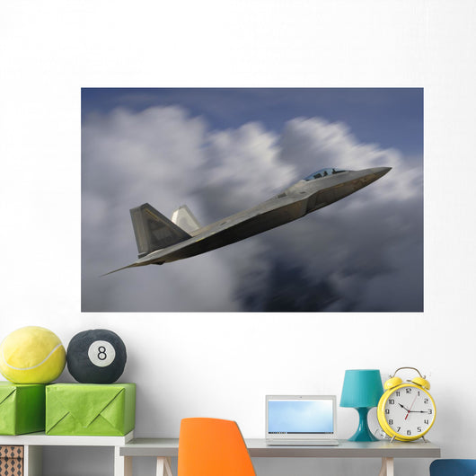 F-22 Raptor Flying Wall Decal