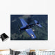 F6f Hellcat Flying over Fields Wall Decal