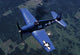 F6f Hellcat Flying over Fields Wall Decal