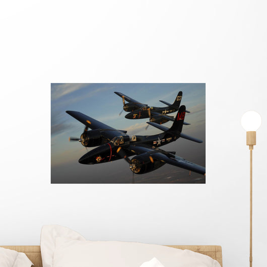 F7f Tigercats Formation Flight Wall Decal