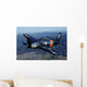 F8f Bearcat Flying over Wall Decal