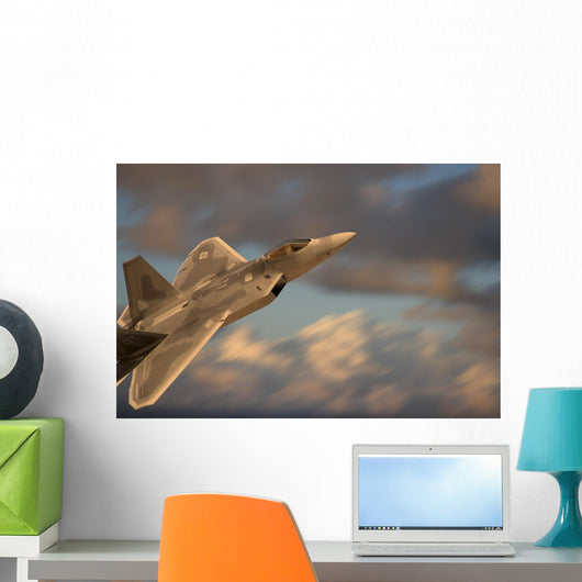 F-22 Raptor Flying High-speed Wall Decal