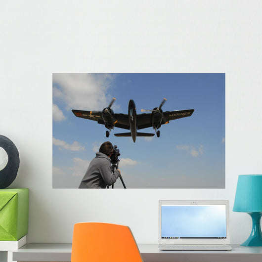 Photographer Taking Picture F7f Wall Decal