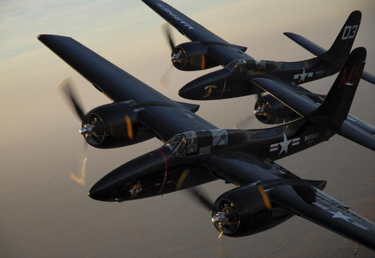 F7f Tigercats Flying over Wall Decal