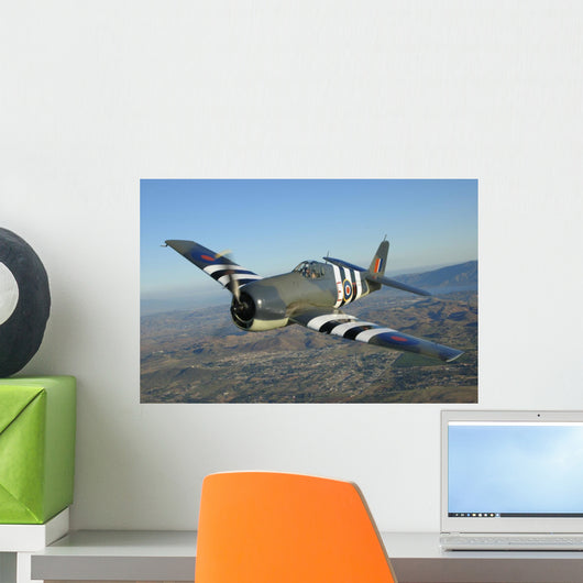 F6f Hellcat Flying Wall Decal