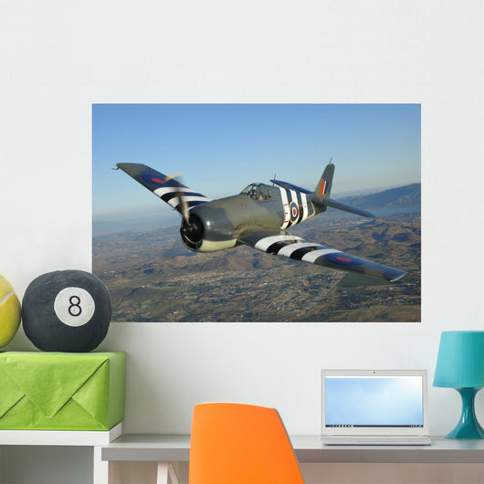 F6f Hellcat Flying Wall Decal