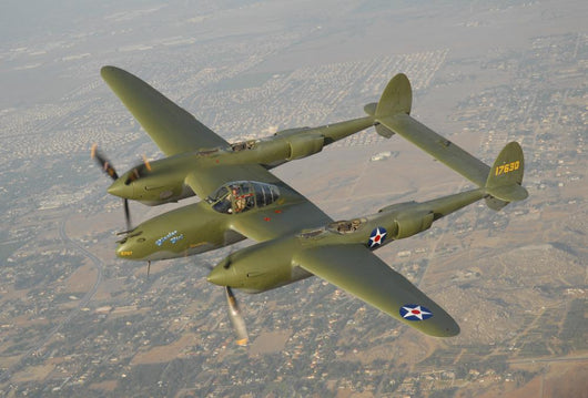 P-38 Lightning over San Wall Decal