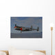P-38 Lightning Flying Left Side Wall Decal