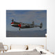 P-38 Lightning Flying Left Side Wall Decal