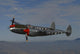 P-38 Lightning Flying Left Side Wall Decal
