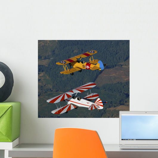 Stearman Model 75 Biplanes Wall Decal