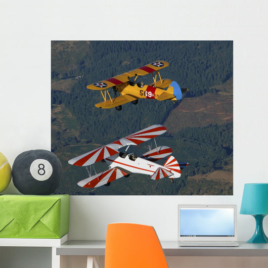 Stearman Model 75 Biplanes Wall Decal
