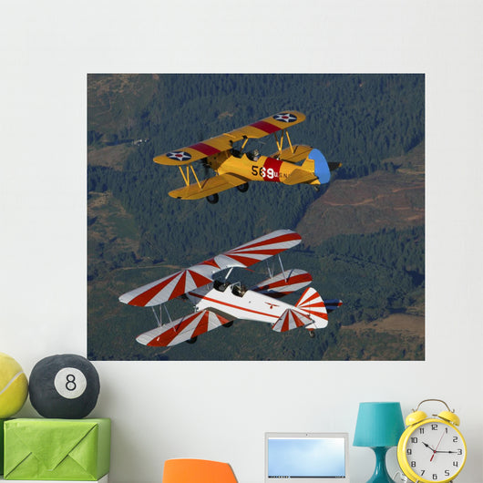 Stearman Model 75 Biplanes Wall Decal