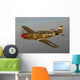 P-51c Mustang Flying Left Profile Wall Decal