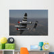P-38 Lightning Flight over Wall Decal