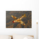 P-40 Warhawk Flying over Mountains Wall Decal