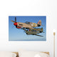 P-40 Warhawks Flying Sky Wall Decal
