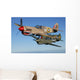 P-40 Warhawks Flying Sky Wall Decal