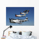 Formation P-47 Thunderbolts Flying Line-up Wall Decal