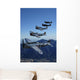 Formation P-47 Thunderbolts Flying Vertical Wall Decal