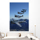Formation P-47 Thunderbolts Flying Vertical Wall Decal