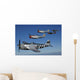 Formation P-47 Thunderbolts Flying Formation Wall Decal