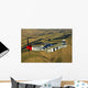 P-51d Mustang Flying Wall Decal
