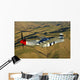 P-51d Mustang Flying Wall Decal