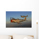 P-47 Thunderbolts Flying Pair Wall Decal