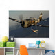 P-47 Thunderbolts Flying In-Flight Wall Decal