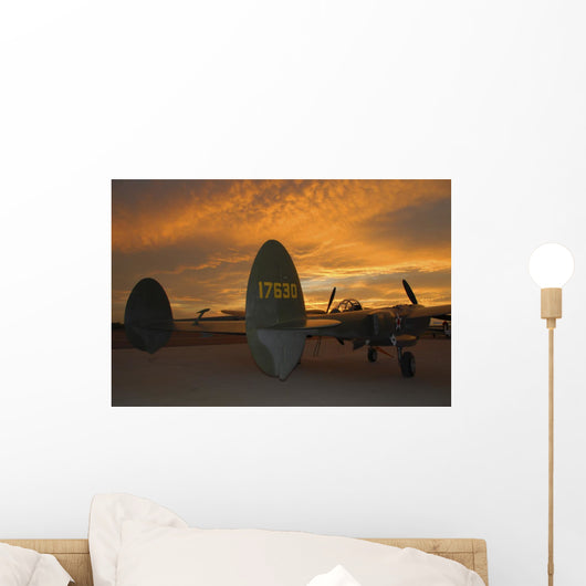 P-38 Lightning San Bernadino Wall Decal