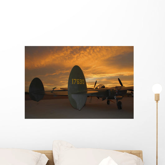 P-38 Lightning San Bernadino Wall Decal