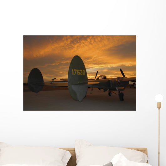 P-38 Lightning San Bernadino Wall Decal