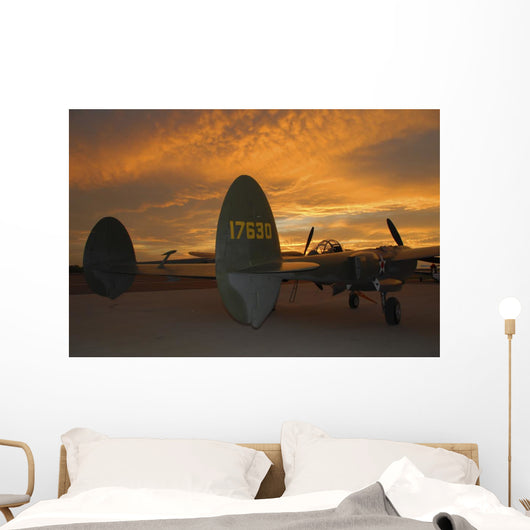 P-38 Lightning San Bernadino Wall Decal