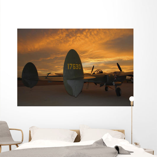 P-38 Lightning San Bernadino Wall Decal