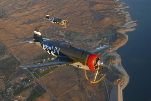 P-47 Thunderbolts Flying Wall Decal
